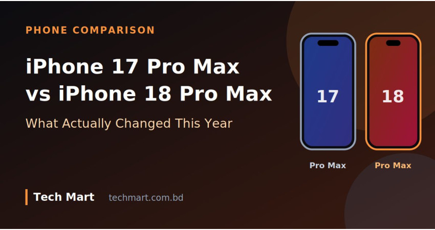 iPhone 17 Pro Max vs iPhone 18 Pro Max: What Actually Changed This Year