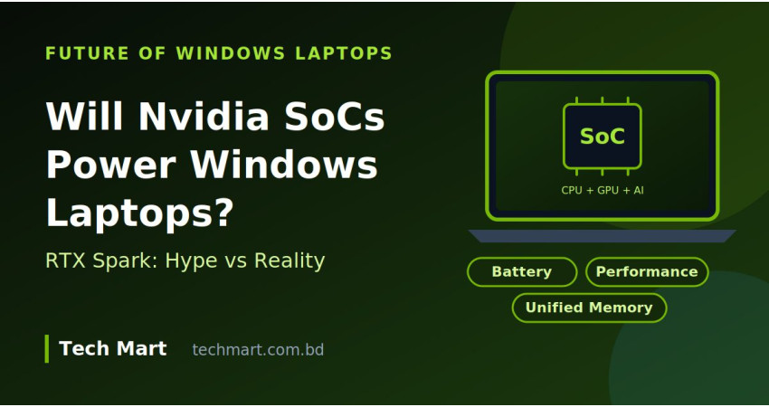 Will Nvidia SoCs Power Windows Laptops? RTX Spark, Battery Life, and Unified Memory Explained