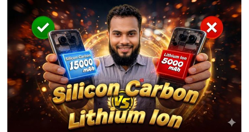 Silicon Carbon vs Lithium-ion Battery | Future of Smartphone Batteries 2026