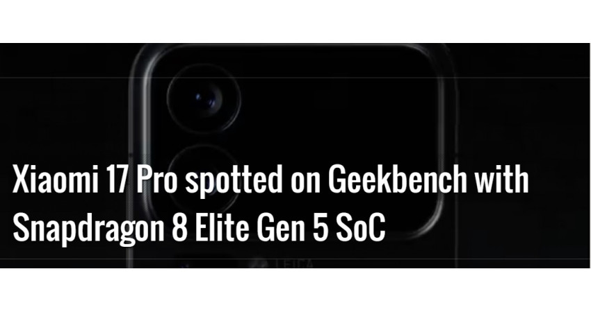 Snapdragon 8 Elite Gen 5 is Qualcomm's next flagship chipset
