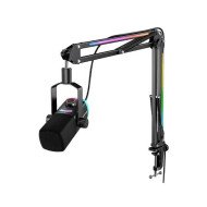 FIFINE AmpliGame AM8PROT Dynamic RGB Microphone Kit with Boom Arm