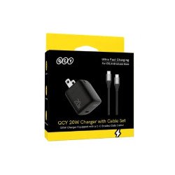 QCY CK02-MG 20W Super Quick Charger with 60W Type-C to Type-C Cable