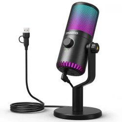 Maono DM30 RGB Programmable USB Cardioid Condenser Microphone