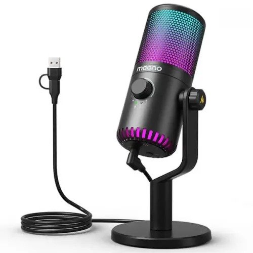 Maono DM30 RGB Programmable USB Cardioid Condenser Microphone